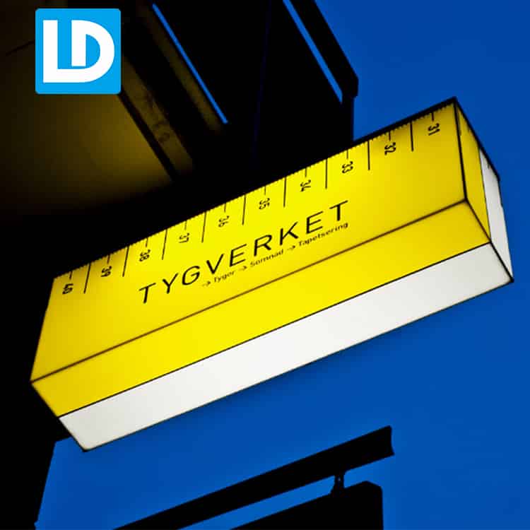 Acrylic Frameless Light Box Exterior LED Signage Board Lindo Sign
