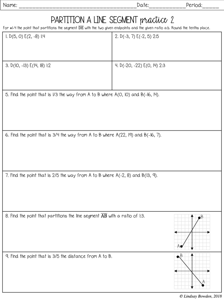 Partition Line Into Segments at Ina Lillard blog