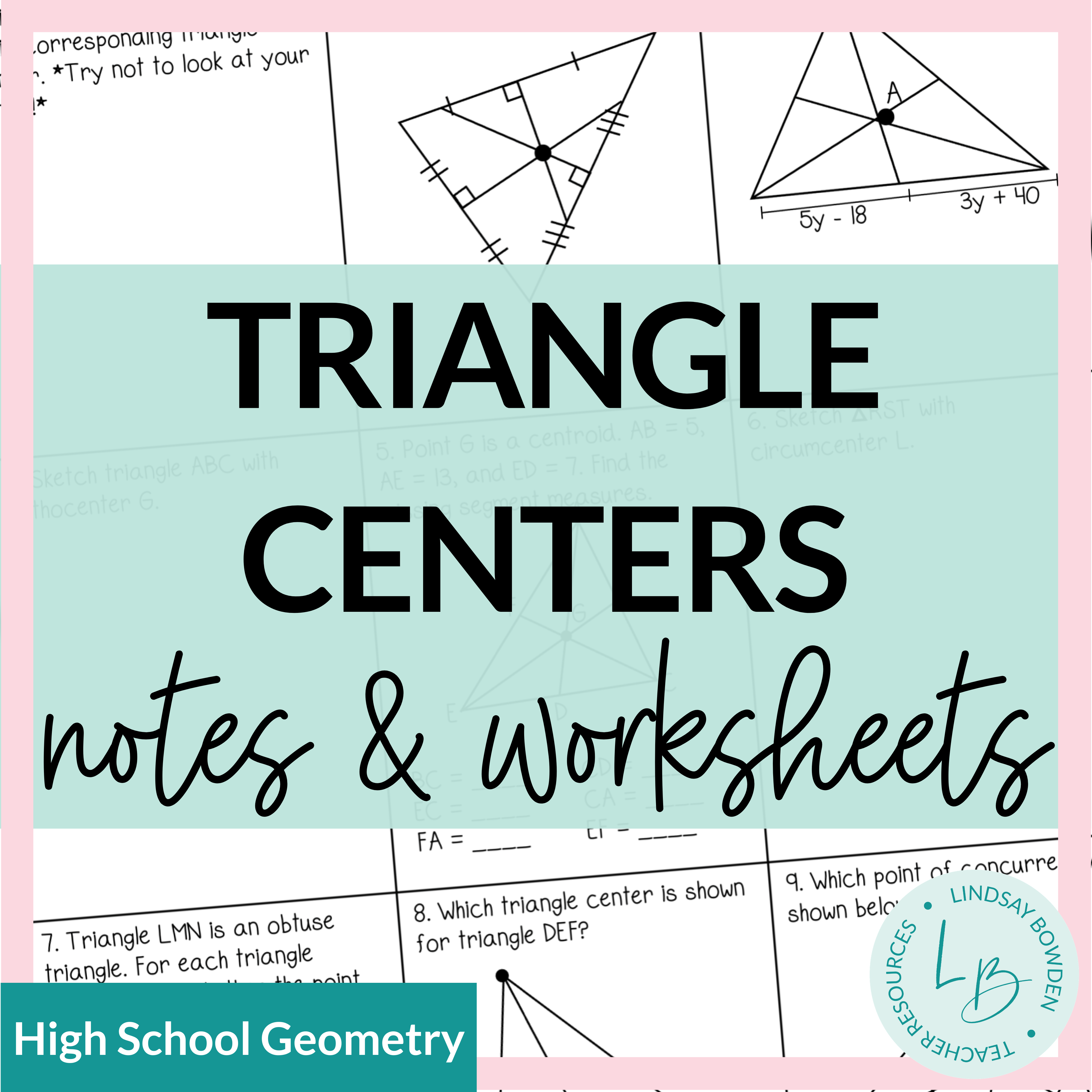 Centers Of Triangles Worksheet – Ame.my.id