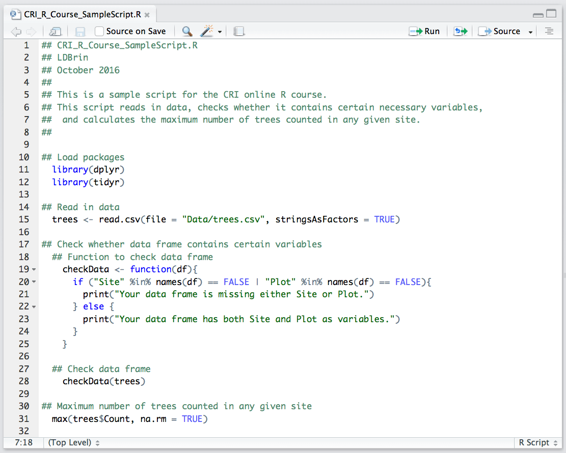 Organization and R basics