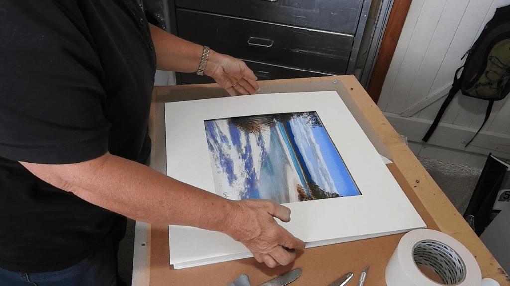 DIY Framing a pastel painting. Lindy Whitton Studio