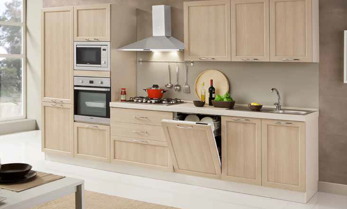 CUCINA COMPONIBILE MOD. PATTY CM. 360 MODERNA Arredamenti Linea 80