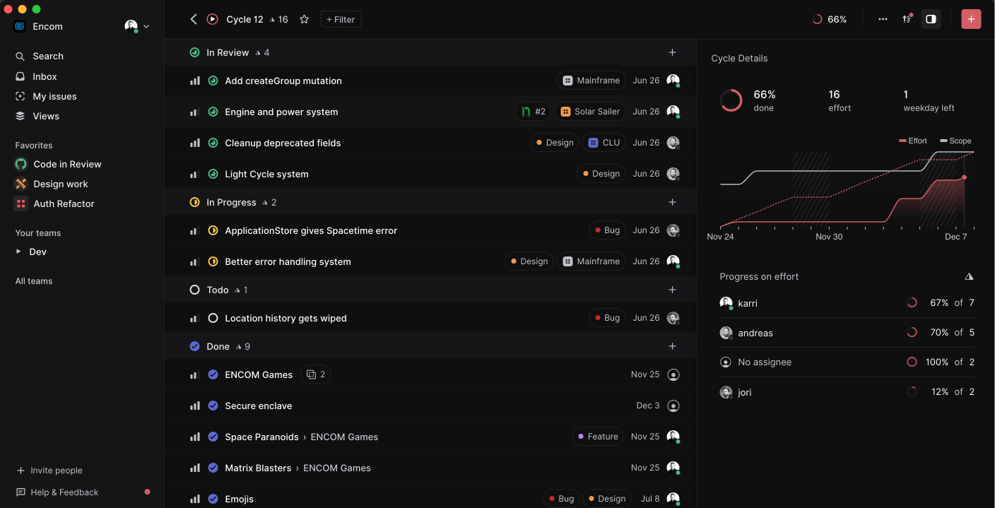 Linear Release 2020.12