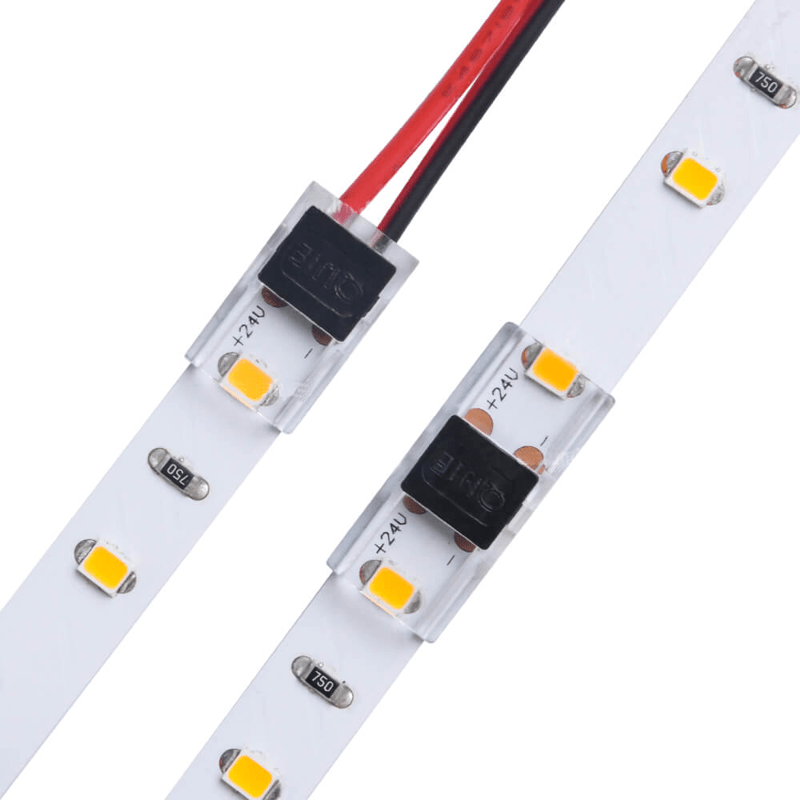 LED Profile Strip Light Connector 8mm 2Way IP20 Joiner Linear Lux