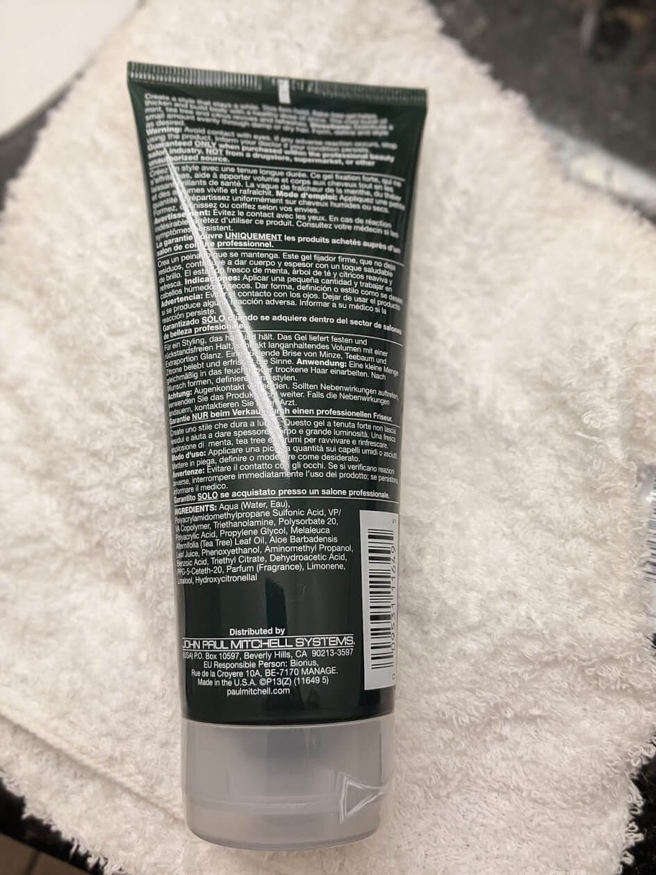 Vegan hair gel Line Artist, Illustrator, Animator, Graphic Designer