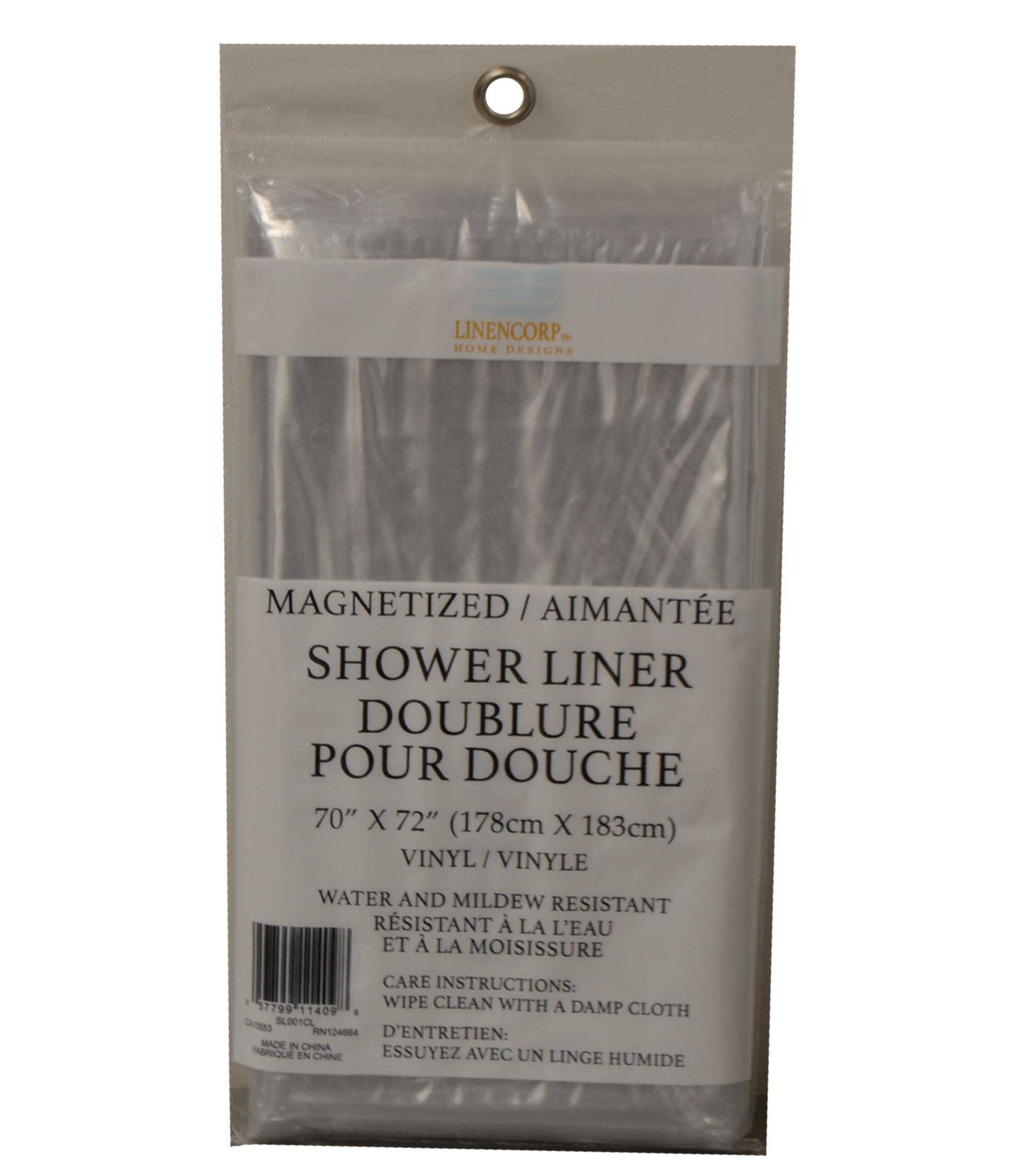 Shower Liner Style SL001 Clear LINENCORP CANADA