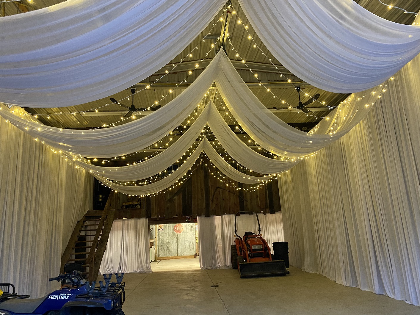 Drapes and Fairy Lights Linens and Beyond