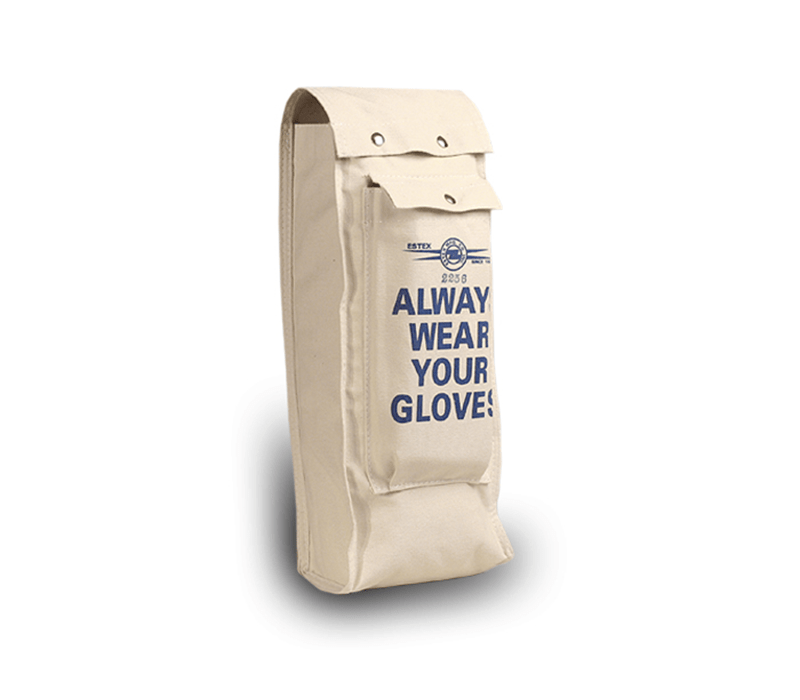Estex Canvas Glove Bag W/Pocket 2256