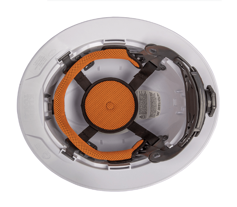 Klein Hard Hat, Nonvented, Full Brim Style with Headlamp 60400/60406