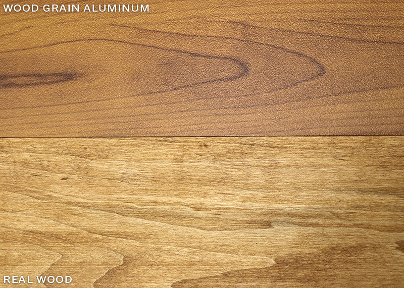 See for yourself Wood grain finish captures beauty of natural wood
