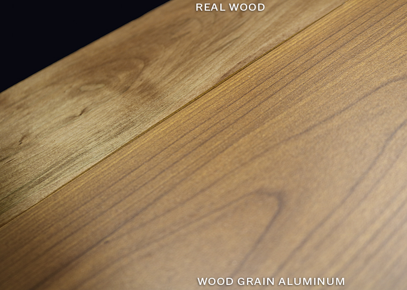See for yourself Wood grain finish captures beauty of natural wood