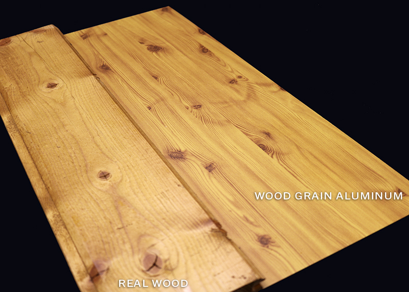 See for yourself Wood grain finish captures beauty of natural wood