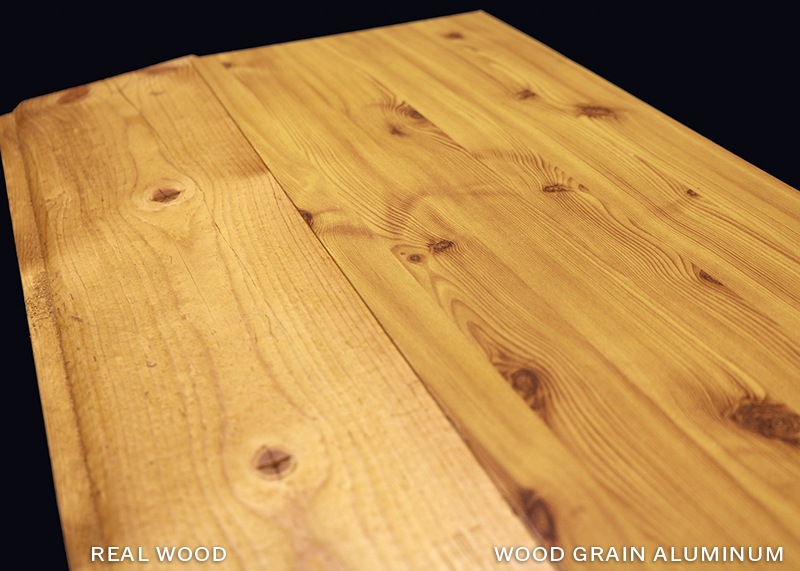 See for yourself Wood grain finish captures beauty of natural wood