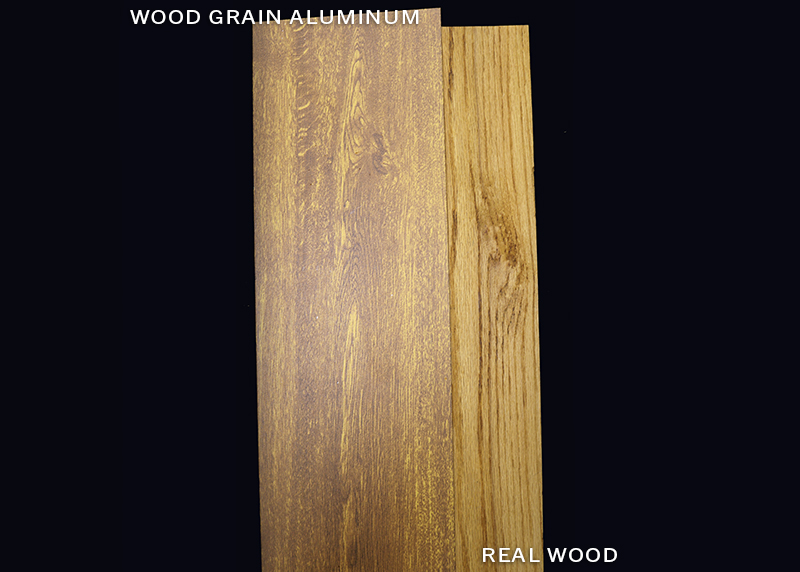 See for yourself Wood grain finish captures beauty of natural wood