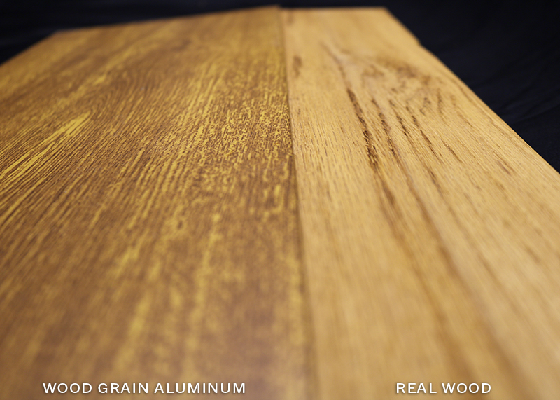 See for yourself Wood grain finish captures beauty of natural wood