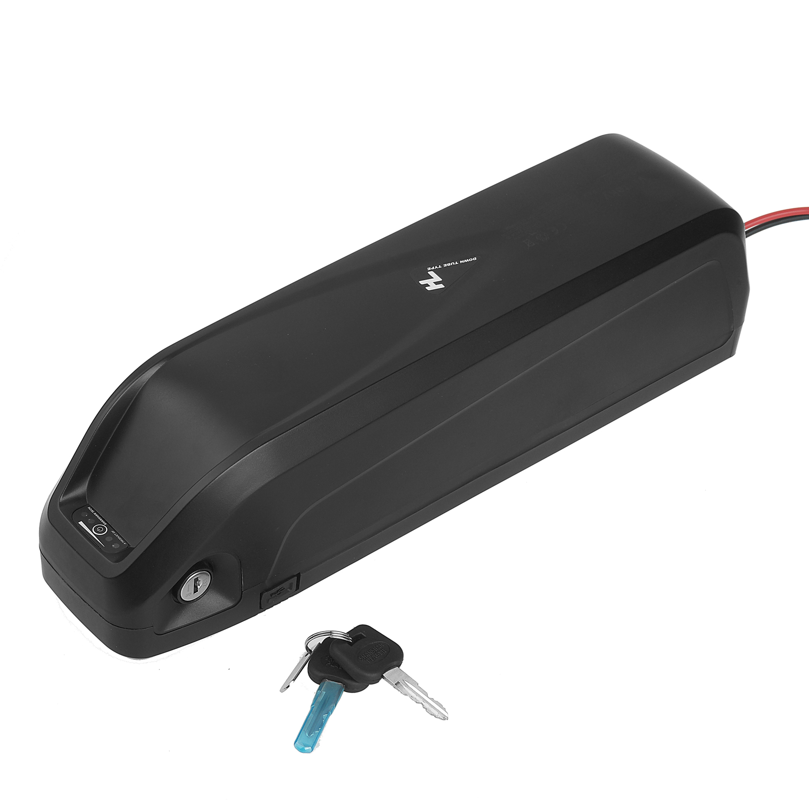 48V Liion EBike Battery Electric Bicycle Pack Lockable with USB