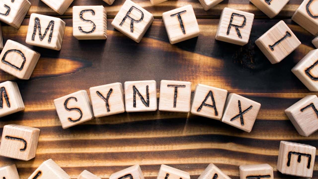Syntax — A Beginner's Guide