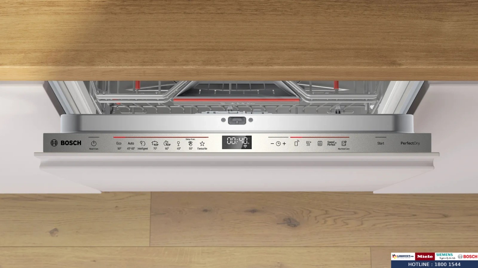 Máy Rửa Bát Bosch SMV6ZCX16E Serie 6 Âm Toàn Phần - Hệ Thống Tổng Kho