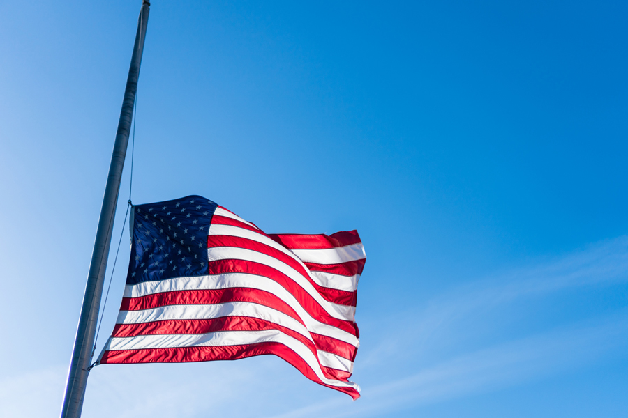 President Trump Orders Flags Flown At HalfStaff Through Oct. 6 To
