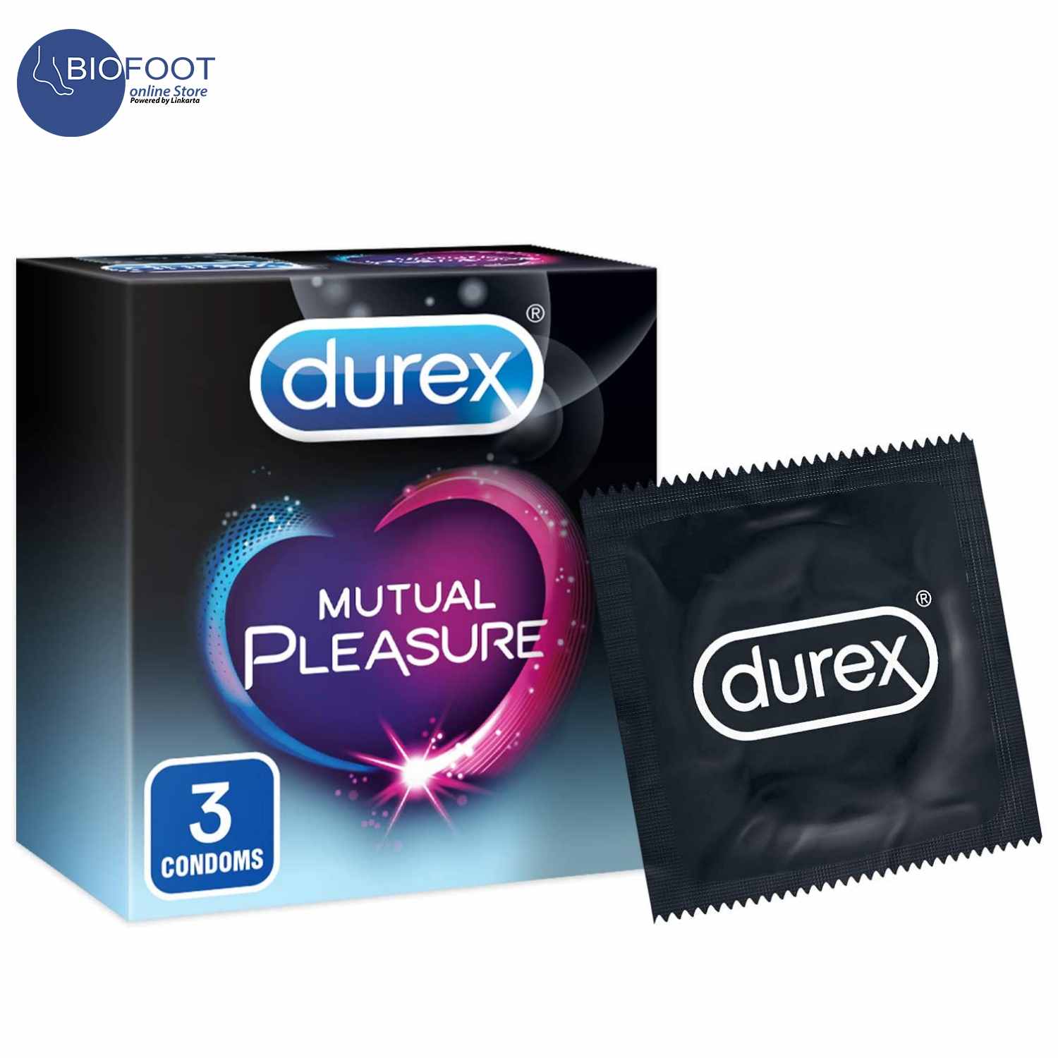 Durex Mutual Pleasure Condoms 3'S Online Shopping Dubai, UAE Linkarta