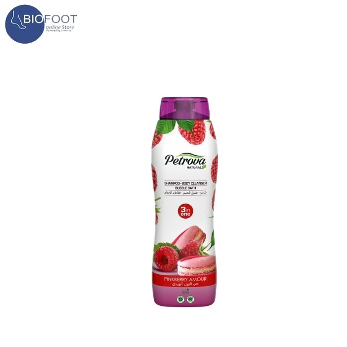 Petrova Natural Shampoo 3 in 1 Pink Online Shopping Dubai, UAE Linkarta