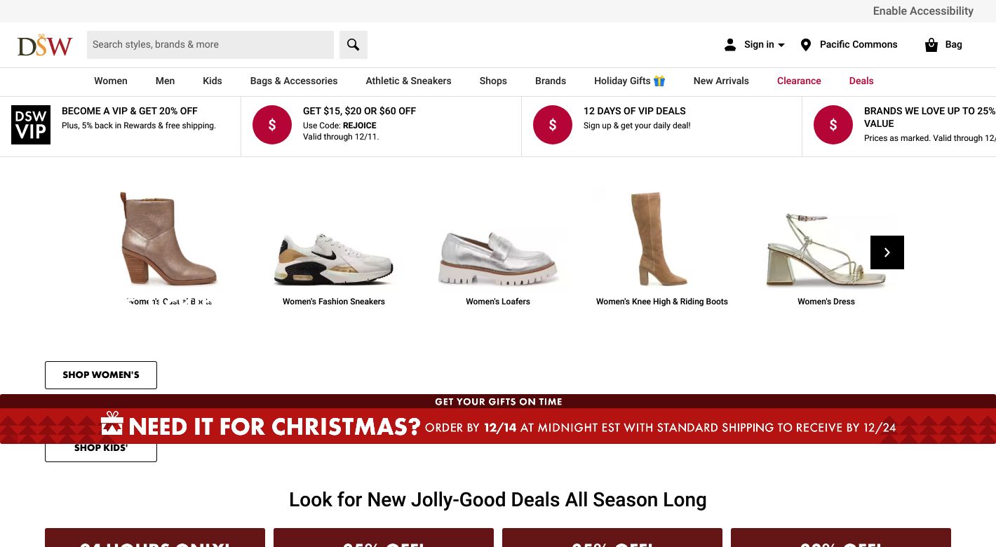 Designer Shoe Warehouse Affiliate Program LinkClicky