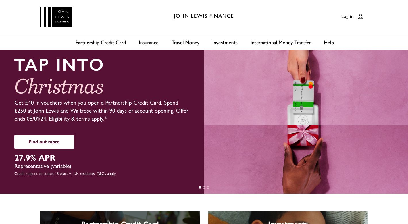 John Lewis Finance Affiliate Program (2024) LinkClicky