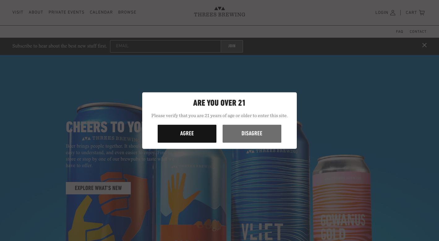 Threes Brewing Affiliate Program + Commissions Rates