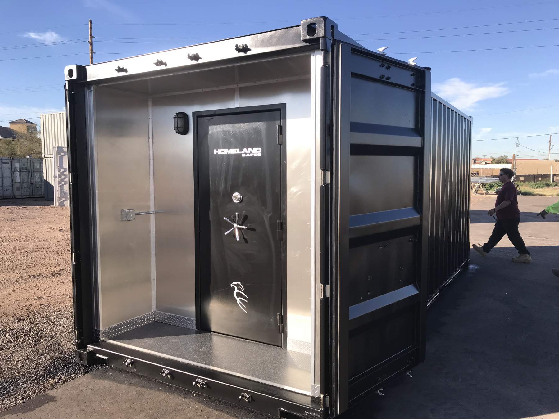 Modular Security Vaults Linked Equipment Shipping Container Solutions