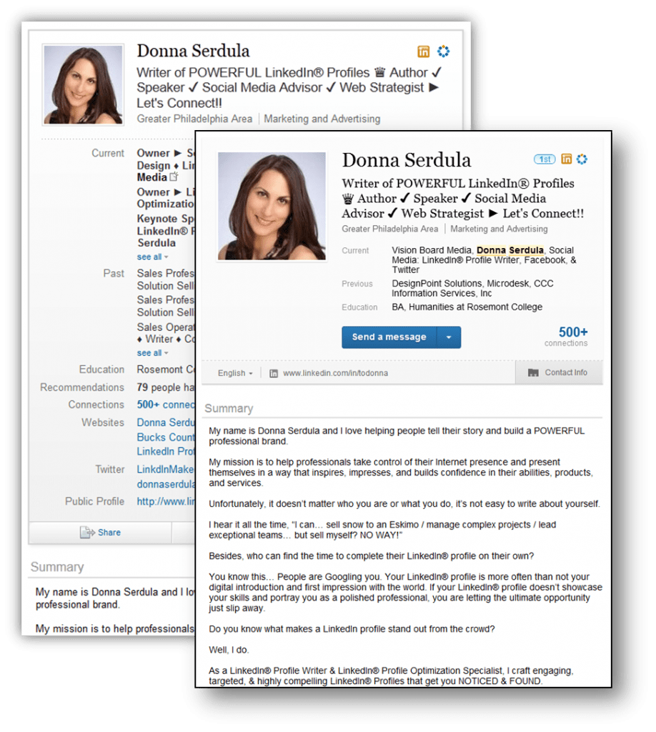 Design Change! New Look to the LinkedIn Profile