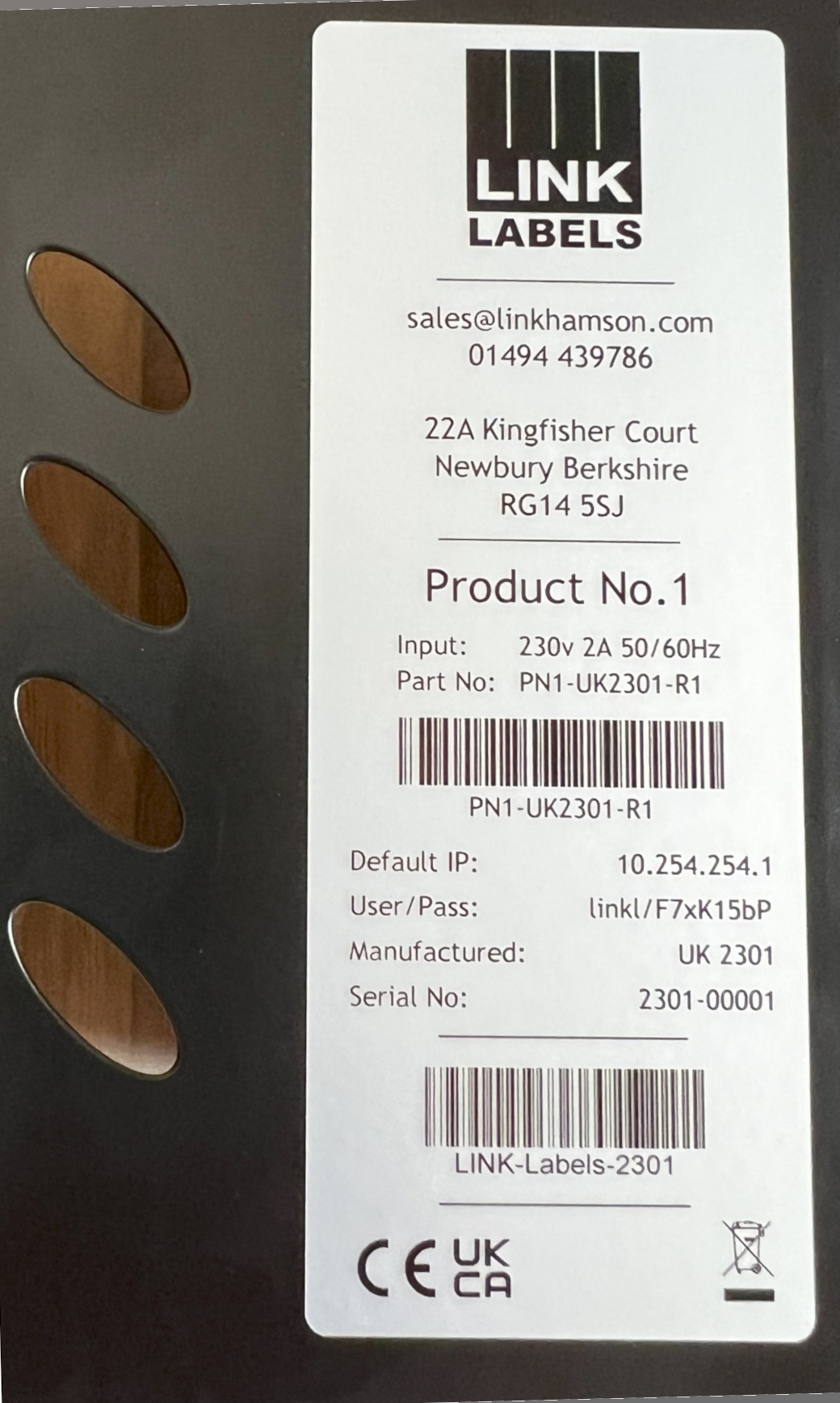 Durable Labels for Critical Product Identification Link Hamson