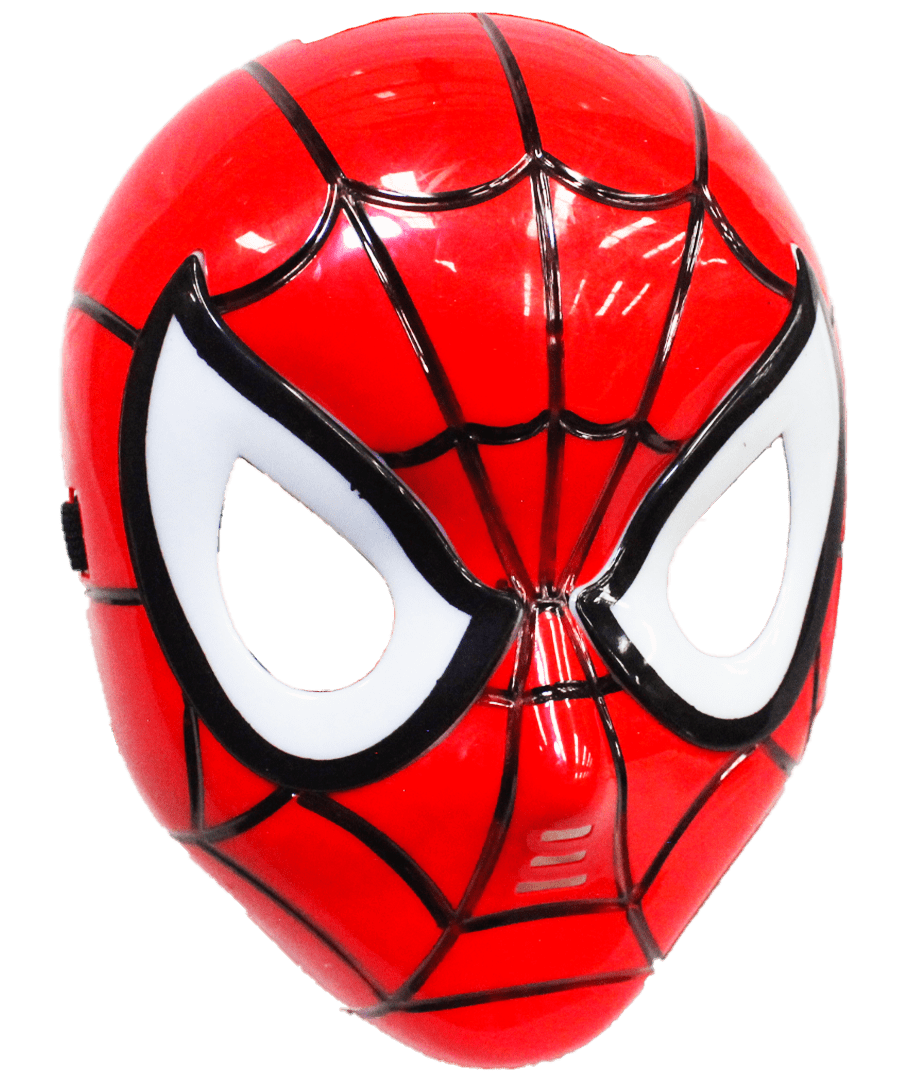Juguete Pl?stico Mascara de Spiderman con Luz IMPORTADORA TRUJILLO