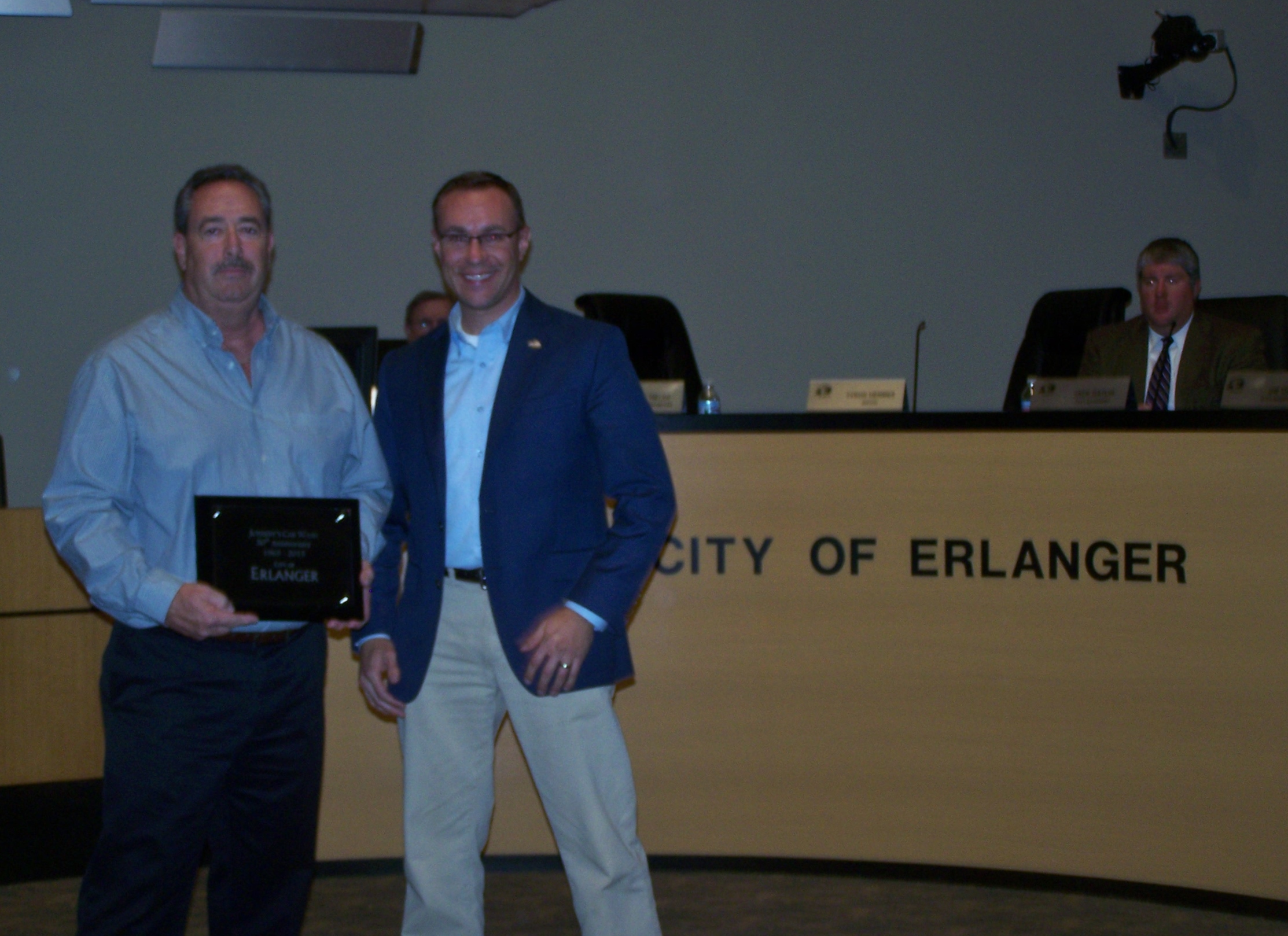Erlanger Honors Local Business for 50 Years of Operation in the City