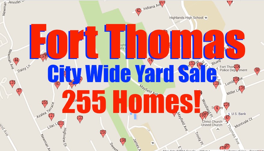 MAP Fort Thomas CityWide Yard Sale LINK nky