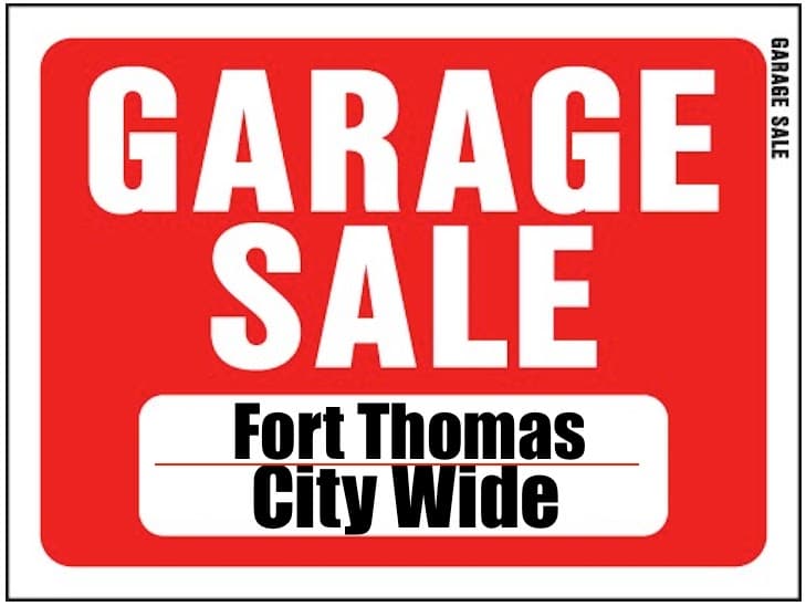 City of Fort Thomas Sets CityWide Yard Sale Day LINK nky
