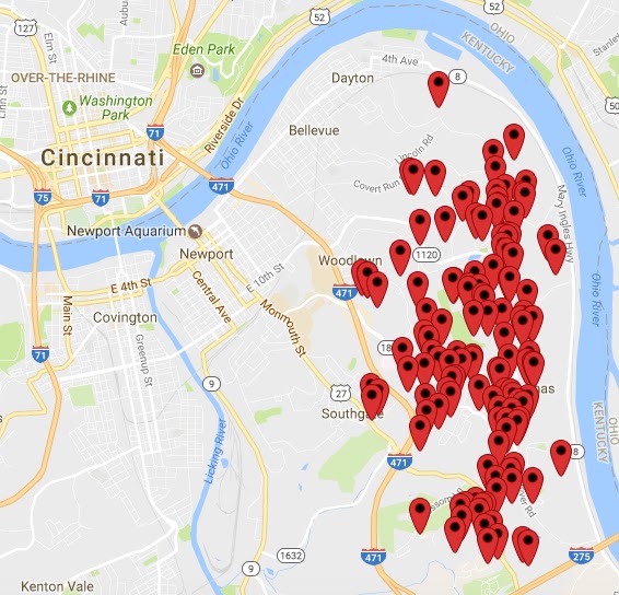 MAP Fort Thomas CityWide Yard Sale LINK nky