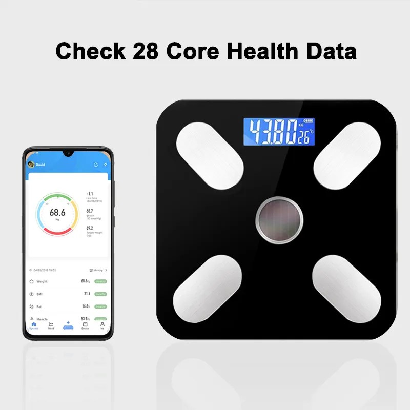 Body Fat Scale with Accurate 28 Health Data Check Linktop