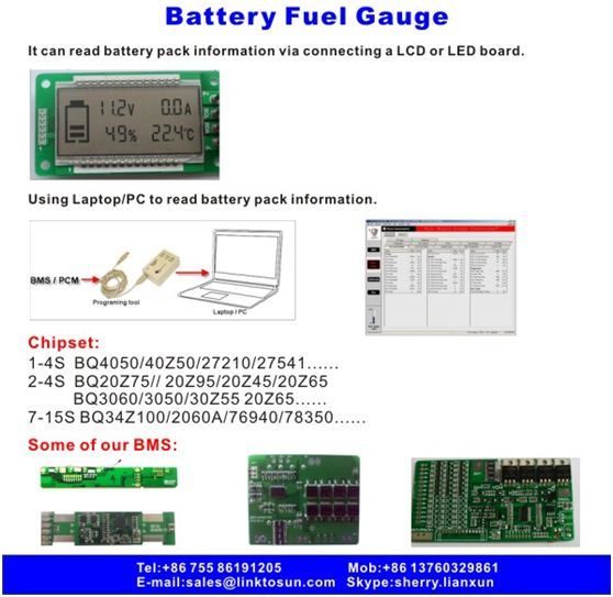 24s Bq20z95 Bq78350 10A BMS Protect Circuit Board with Smbus Communication
