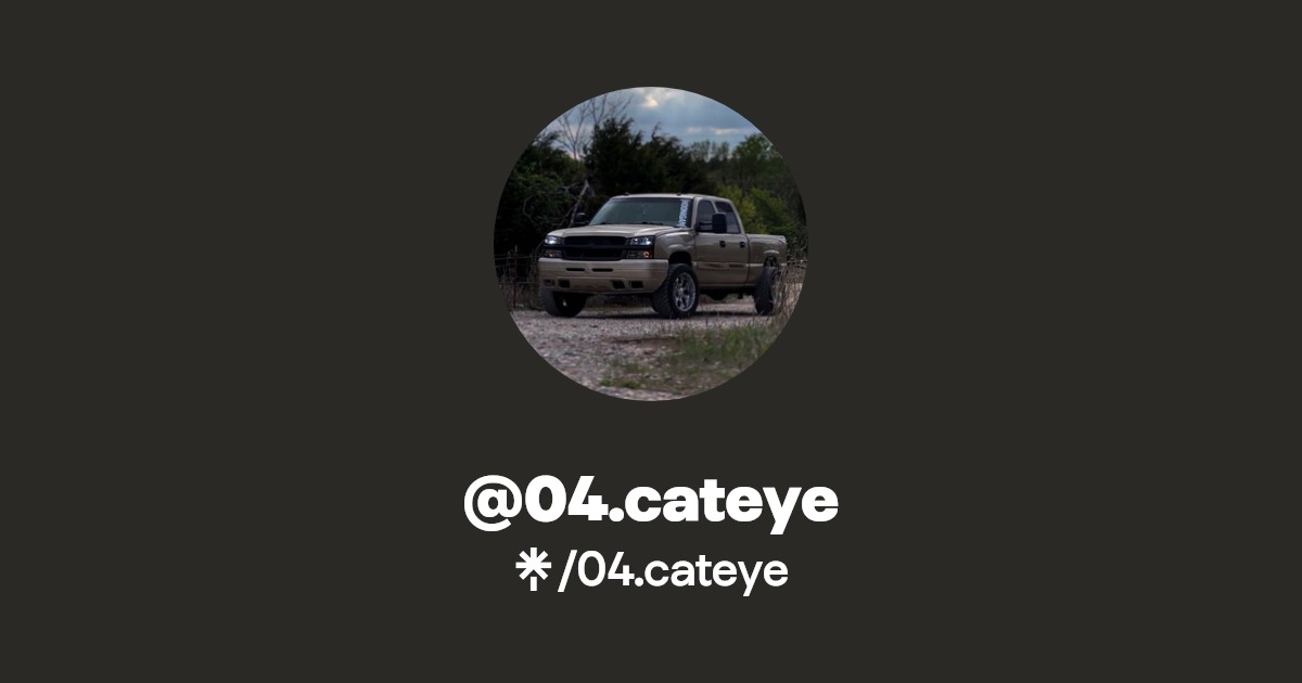 04.cateye | Instagram, TikTok | Linktree