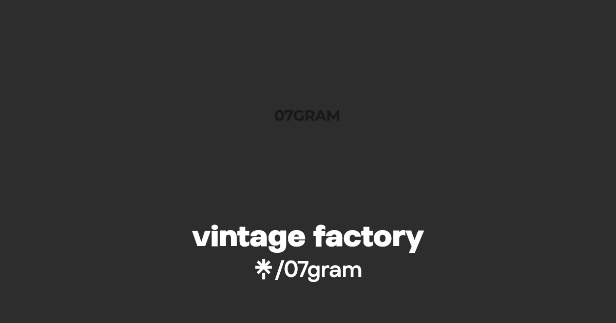 vintage factory Linktree