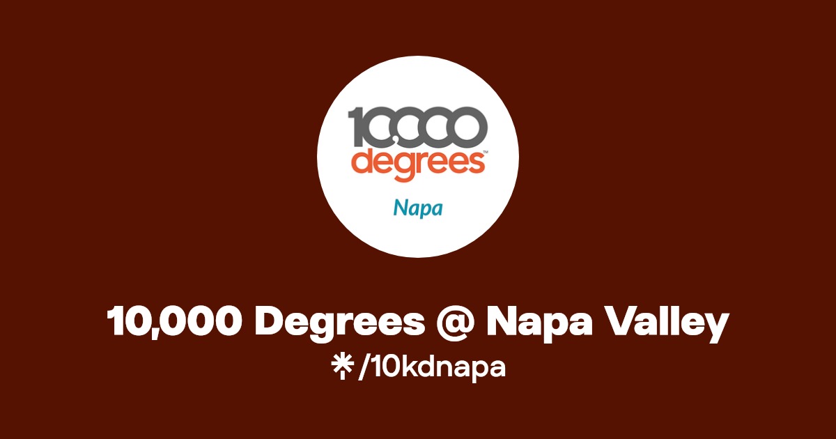 10,000 Degrees Napa Valley Linktree