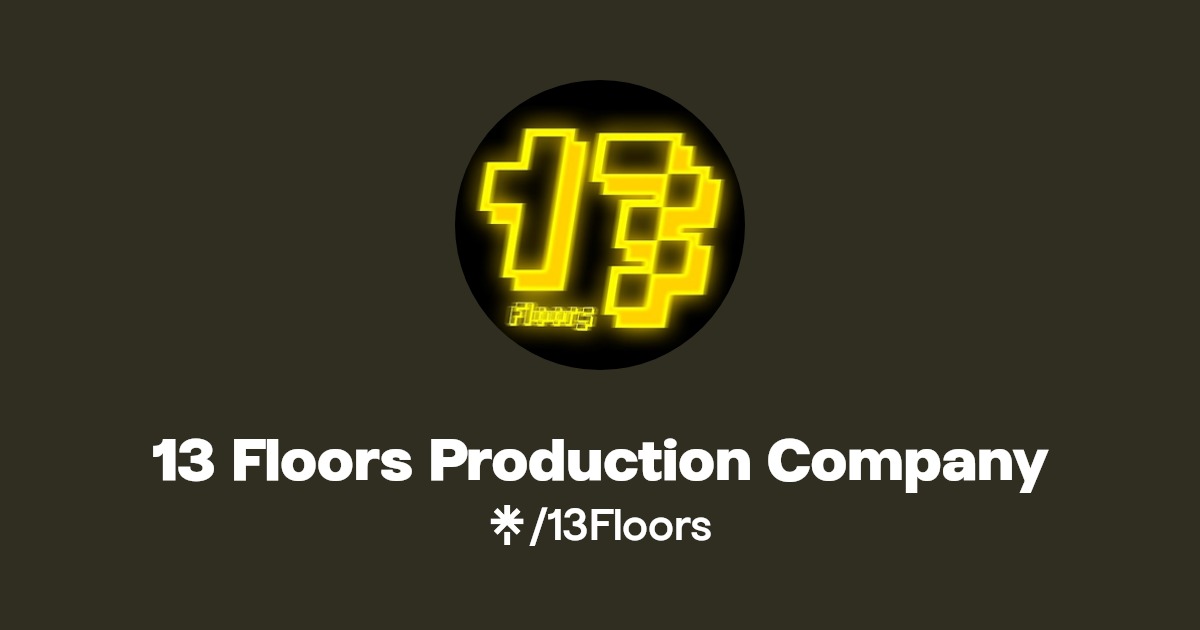 13 Floors Production Company Instagram Linktree