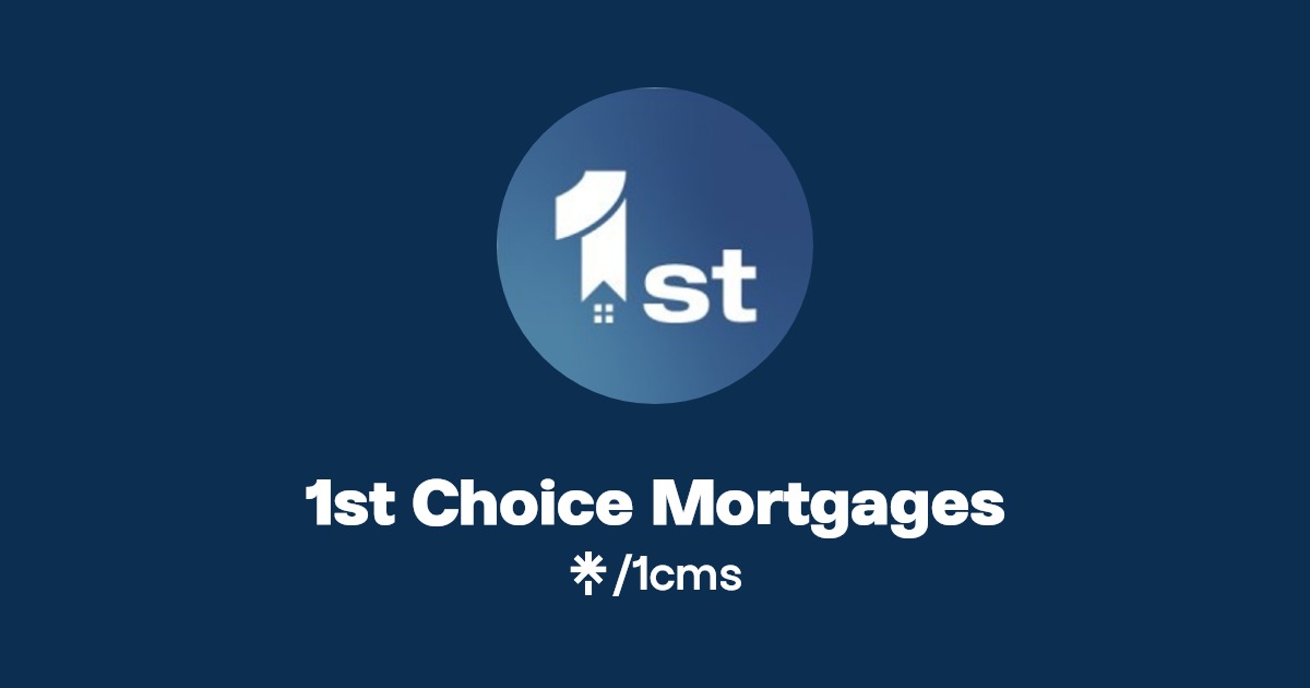 1st Choice Mortgages Instagram, Facebook Linktree