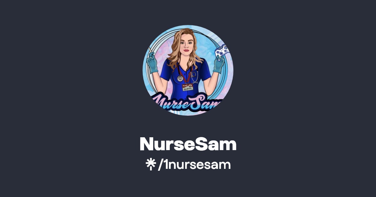 NurseSam Twitter, Instagram Linktree