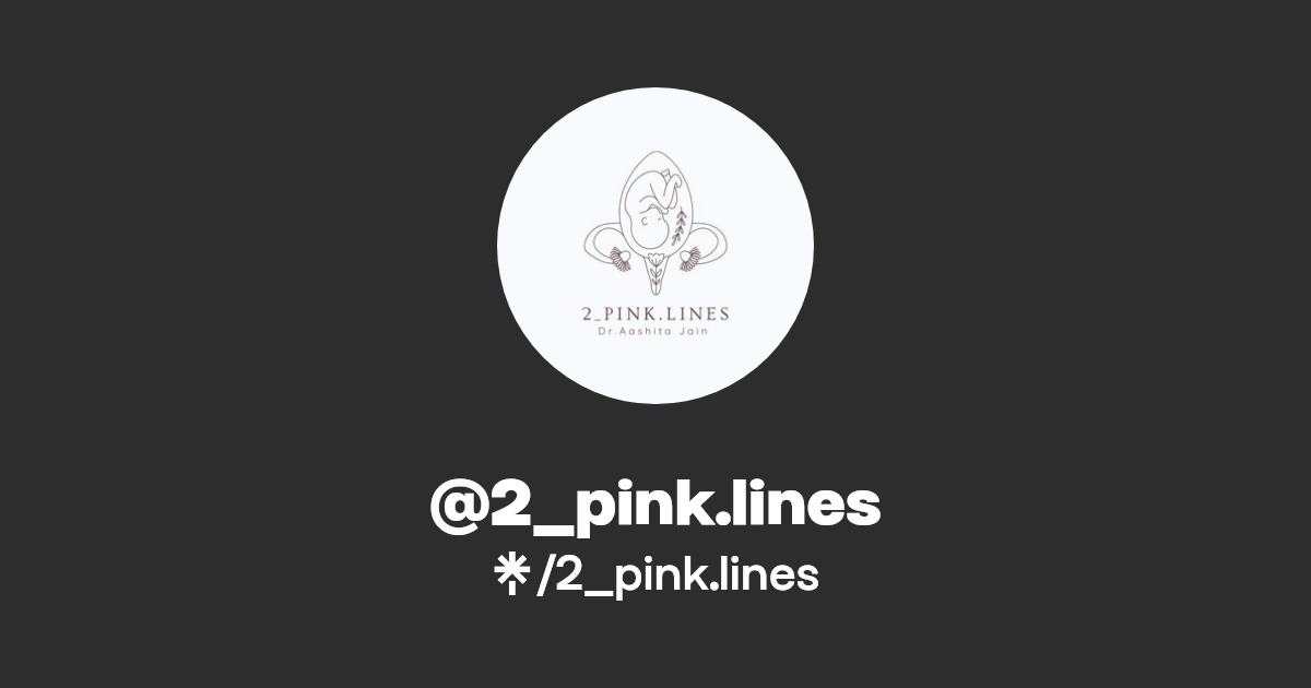 2_pink.lines Instagram, Facebook Linktree