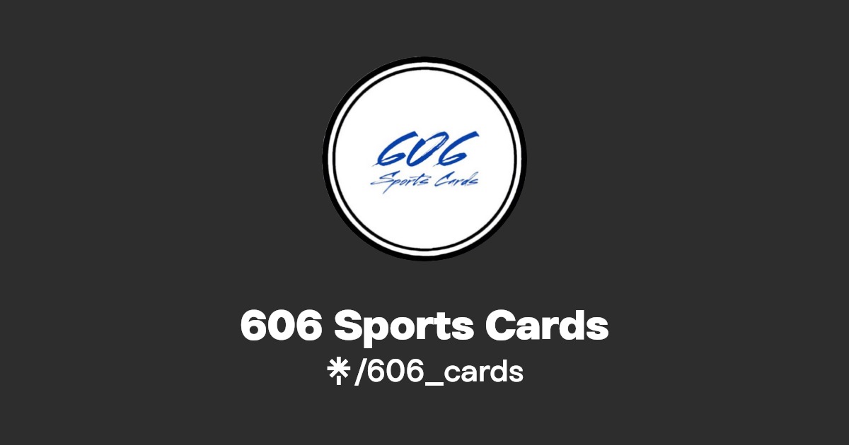 606 Sports Cards Instagram, Twitch Linktree
