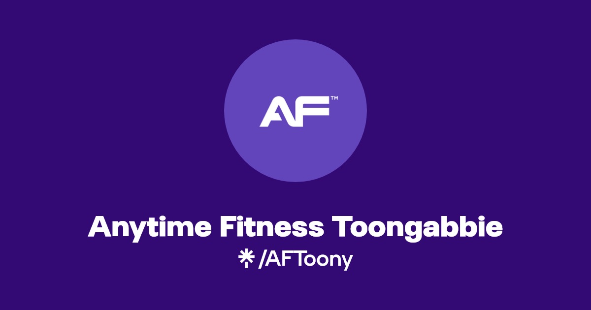 Anytime Fitness Toongabbie Instagram, Facebook, TikTok Linktree