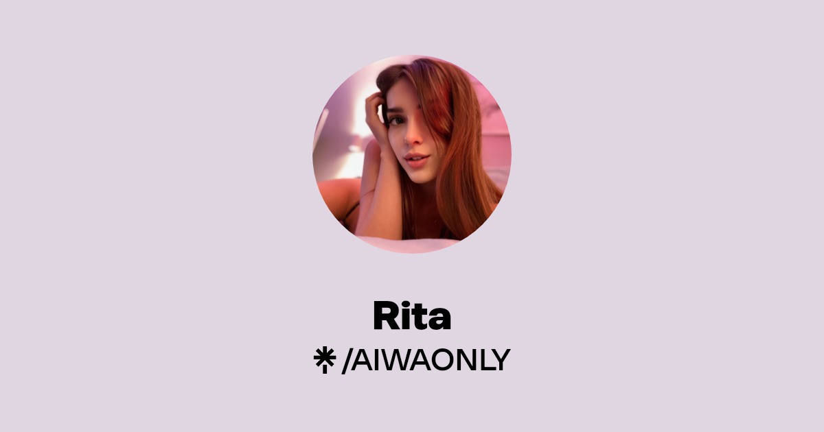 Rita - Find Rita Onlyfans - Linktree