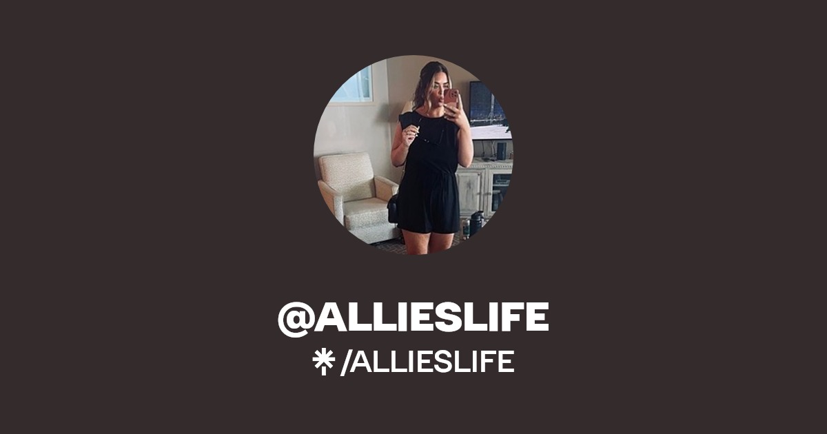 ALLIESLIFE | TikTok | Linktree