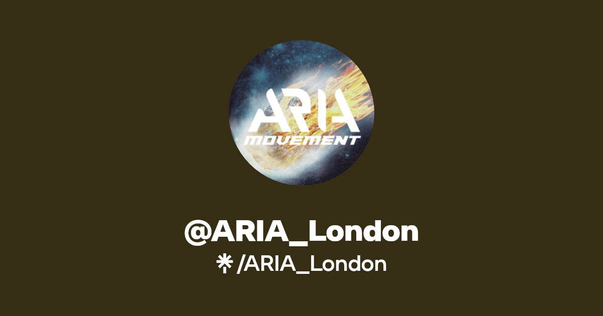 ARIA_London | Instagram, Facebook | Linktree